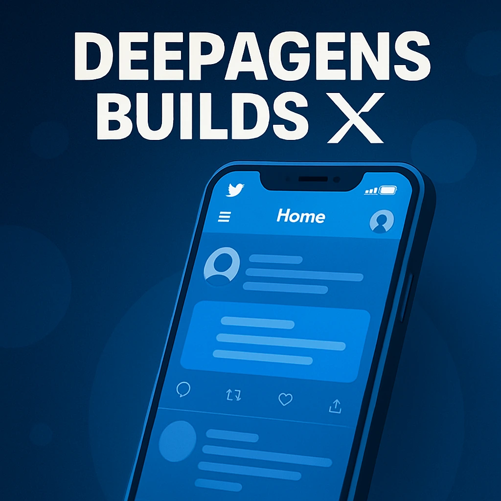 Abacus AI Deep Agent builds X!